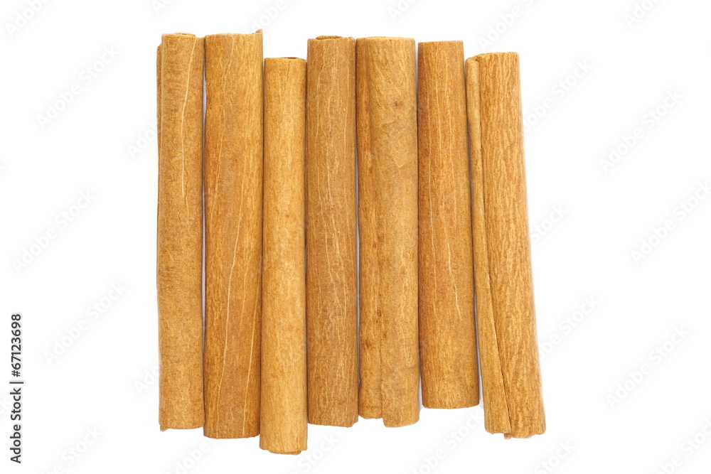 cinnamon sticks isolated on a white cinnamon sticks isolated on a white