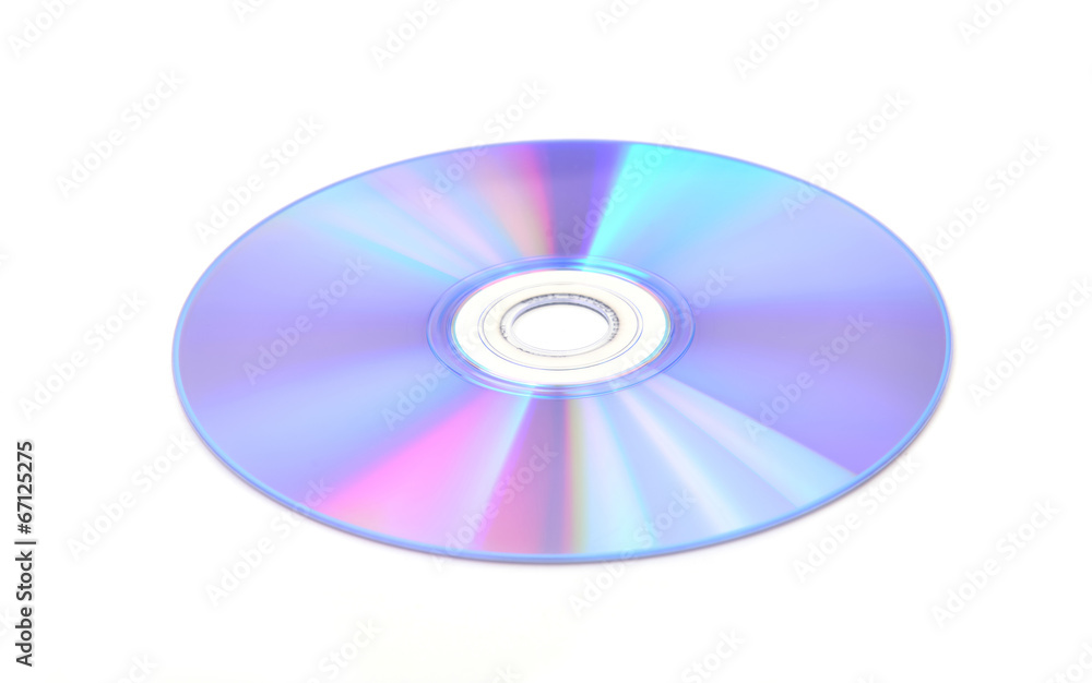 cd on white background cd on white background