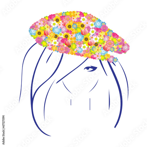 Fundo com flores