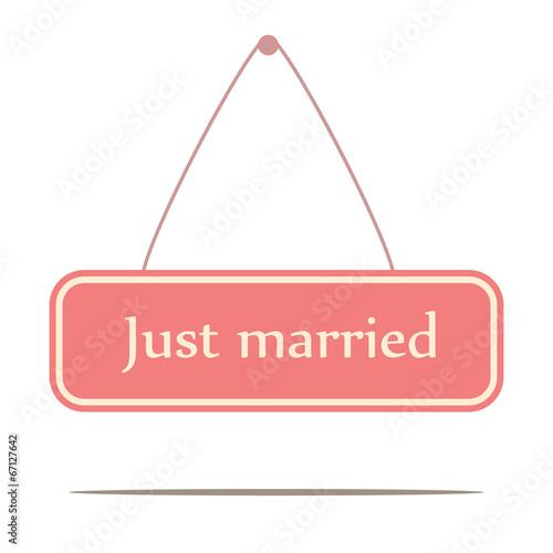 just married
