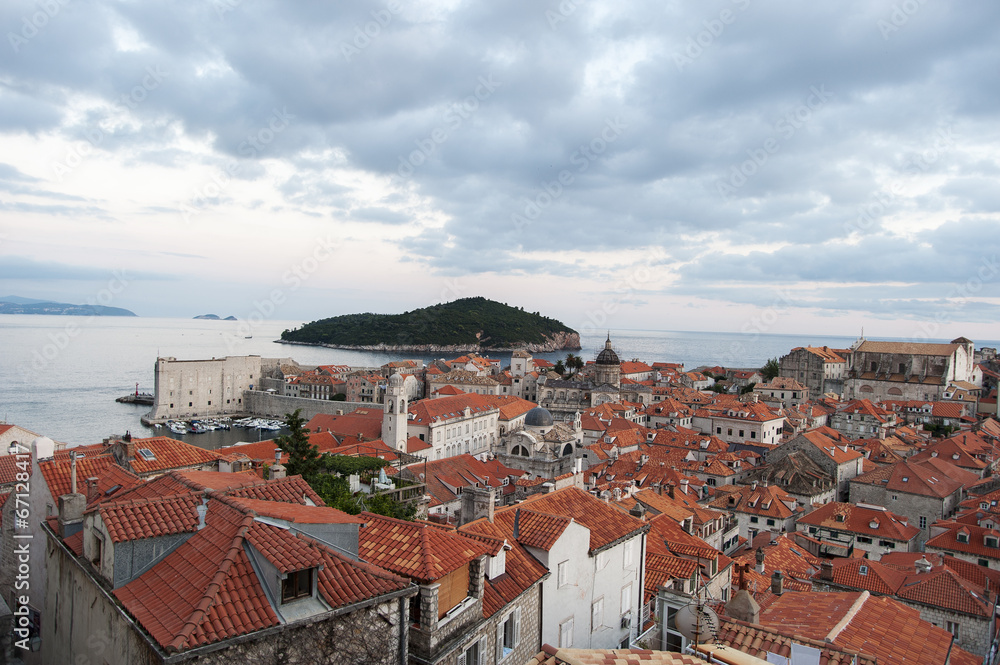Kroatien, Dubrovnik, Blick zur Altstadt von Dubrovnik