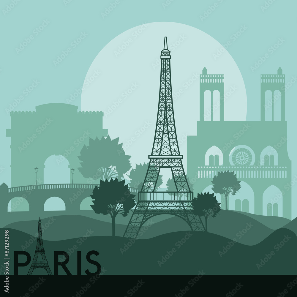 Obraz premium Paris design