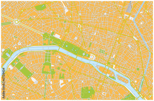 Paris City Map