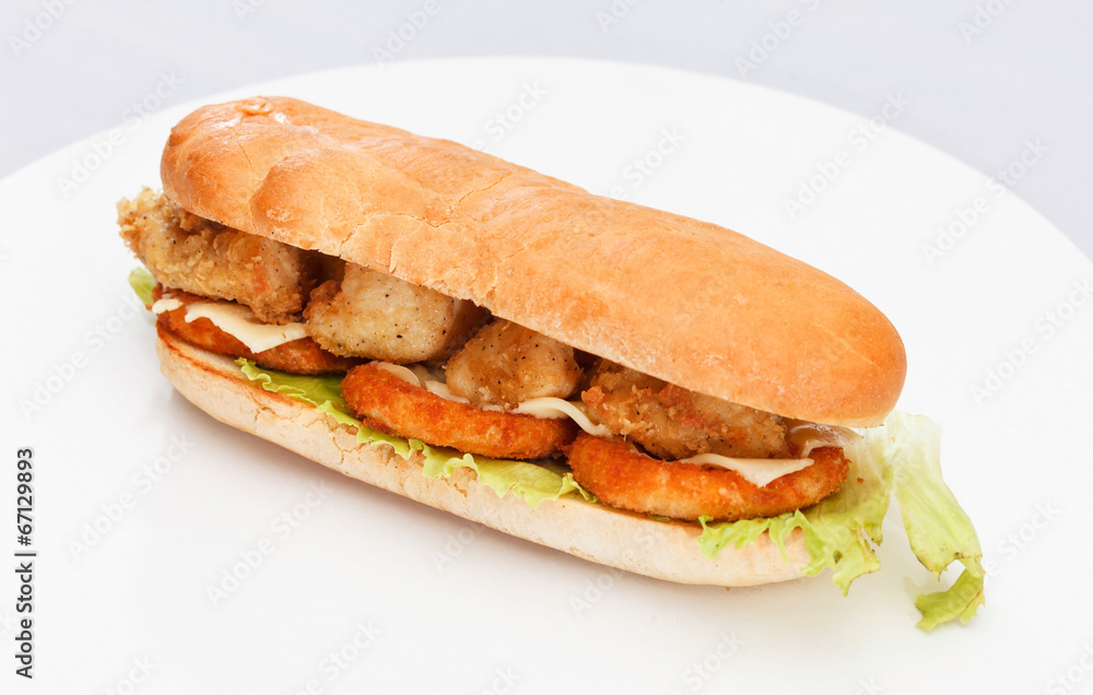 Chicken breast sandwich Chicken breast sandwich