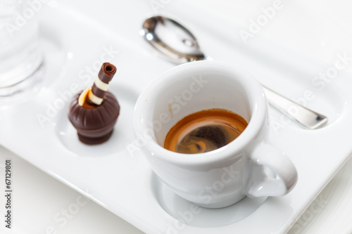 Cup of espresso photo