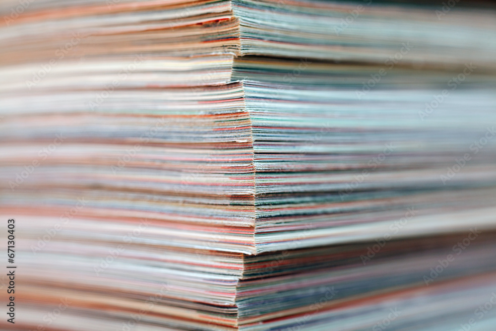Stack of magazines detail. Recycle concept. Stack of magazines detail. Recycle concept.