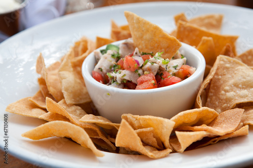 Ceviche and Chips