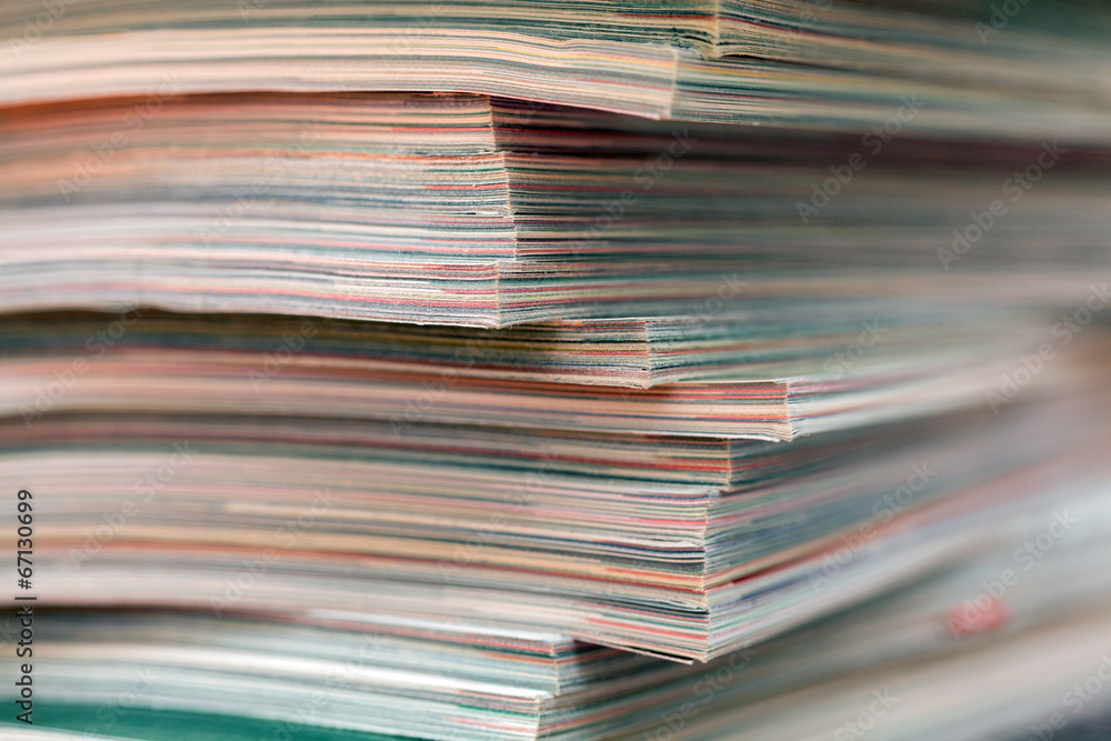 Stack of magazines detail. Recycle concept. Stack of magazines detail. Recycle concept.