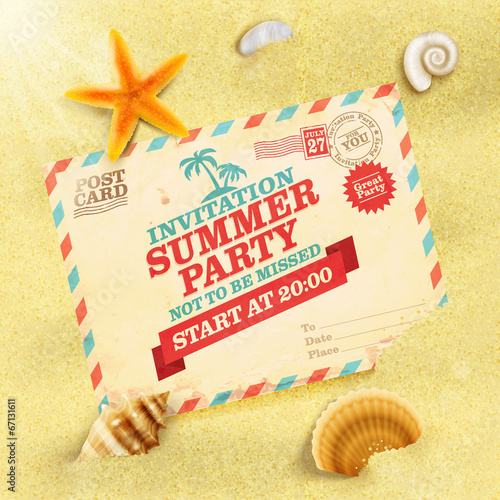 summer postcard