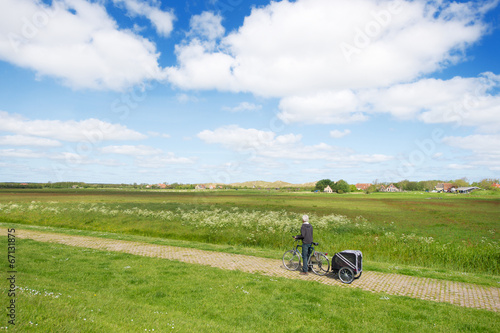 Landscape Dutch island Terschelling