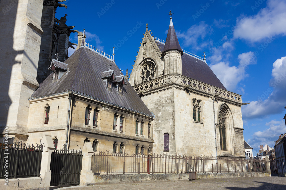 Obraz premium Cathedral of Amiens, Picardy, France