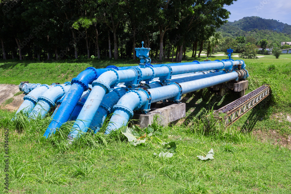 Irrigation systems, pipes and faucets for watering Irrigation systems, pipes and faucets for watering