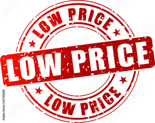 Vector low price stamp