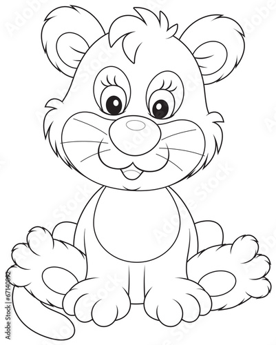 Fototapeta Naklejka Na Ścianę i Meble -  Lion cub