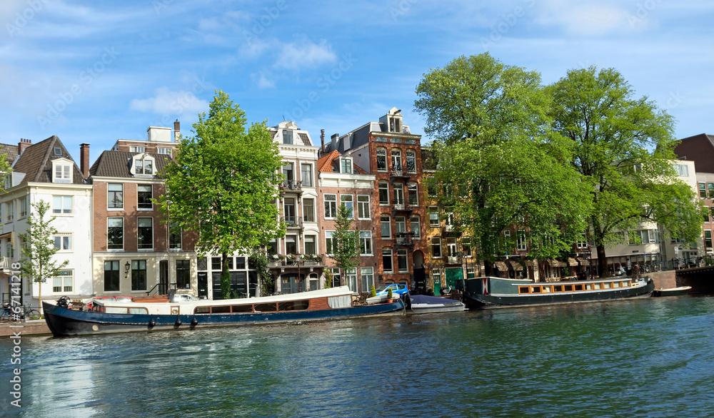 Amsterdam - Canals and typical dutch houses