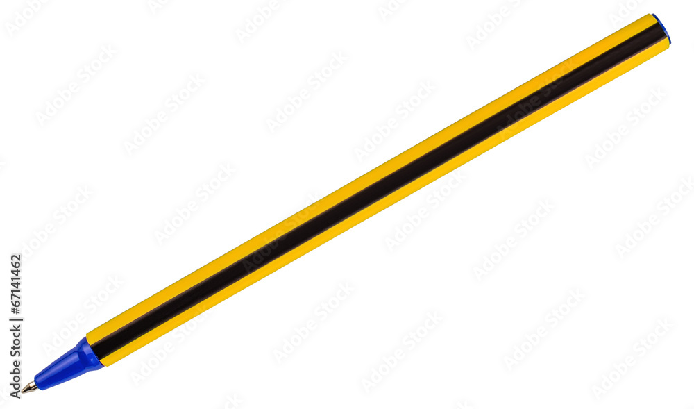 ballpoint pen isolated on white background