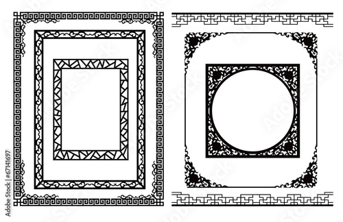 asian frame