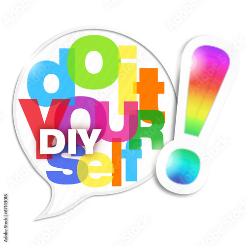 bulle mosaïque lettres : do it yourself (cs5)
