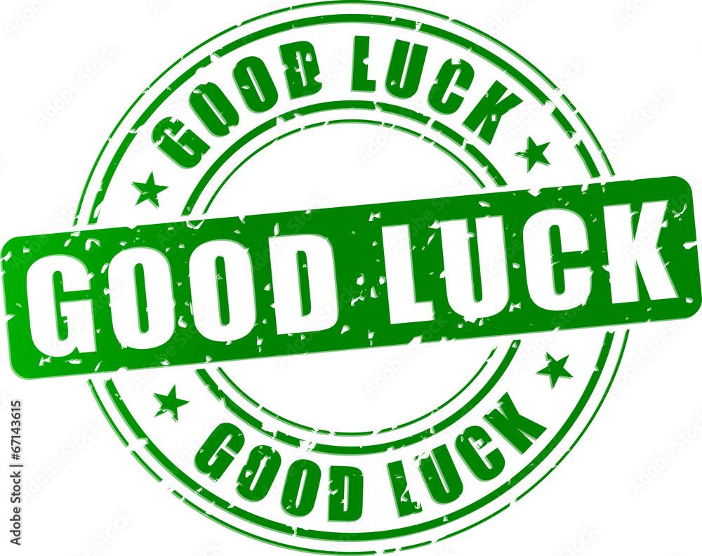 Vector good luck stamp Vector good luck stamp