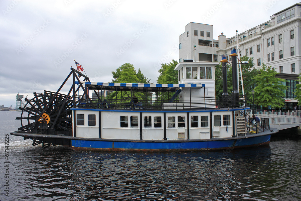 Obraz premium Paddle Steamer