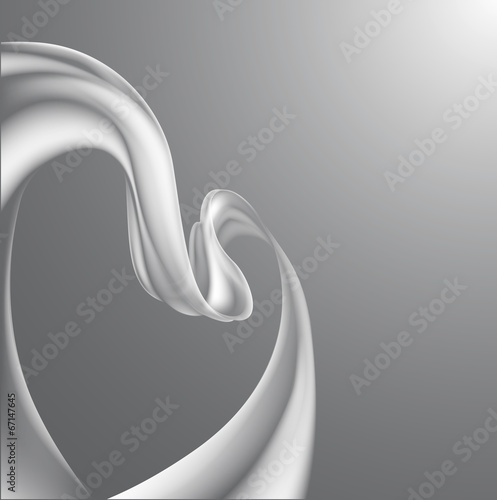 Heart ribbon background