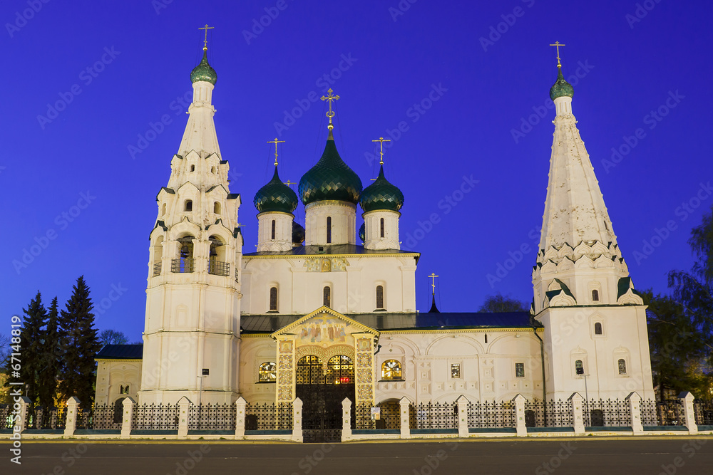 Church of Elijah the Prophet in Yaroslavl, Russia Church of Elijah the Prophet in Yaroslavl, Russia