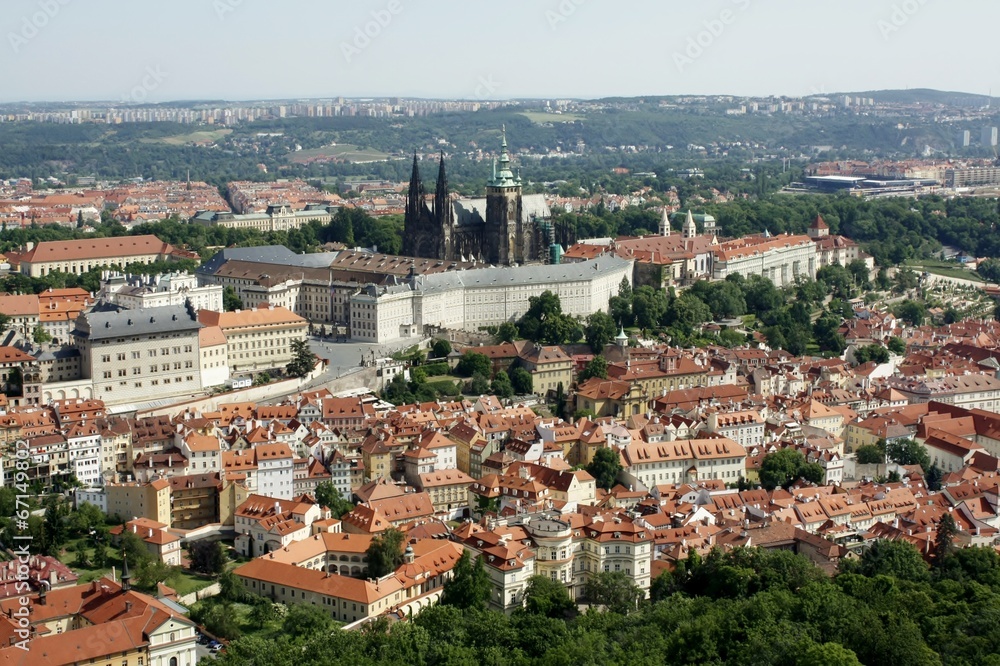 プラハ城遠景