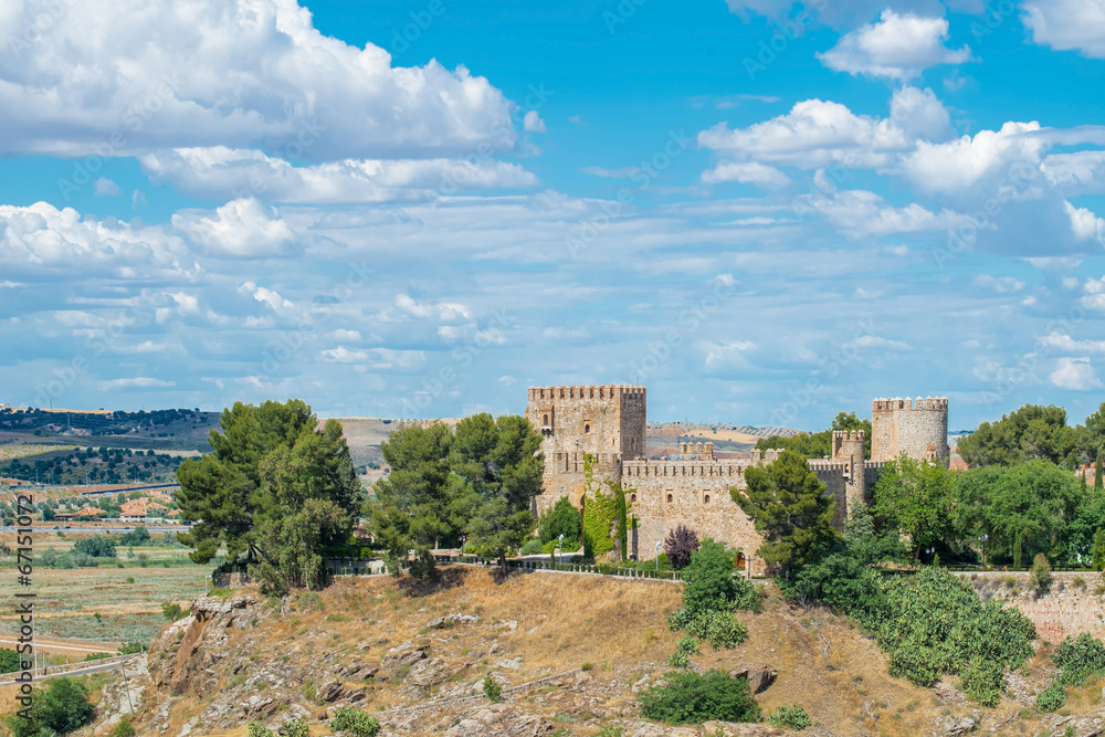 Oropesa castle at Toledo Castilla La Mancha in Spain