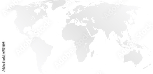 World map - Continents