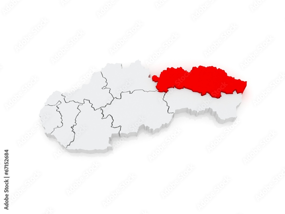 Map of Presov. Slovakia. Map of Presov. Slovakia.