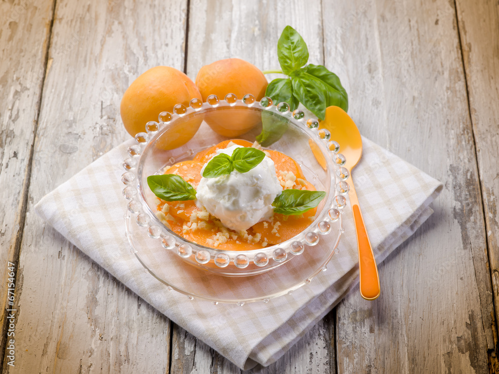 apricot ice cream apricot ice cream