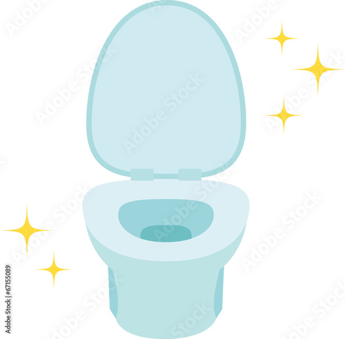 清潔なトイレの便器