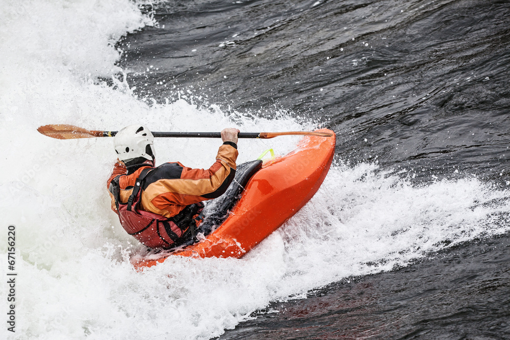 Fototapeta premium kayaker