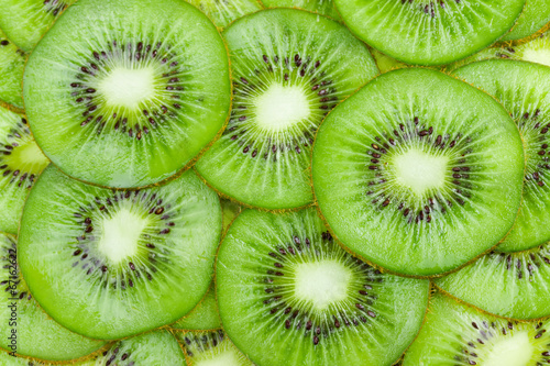 Fotografiet Background with fruit kiwi