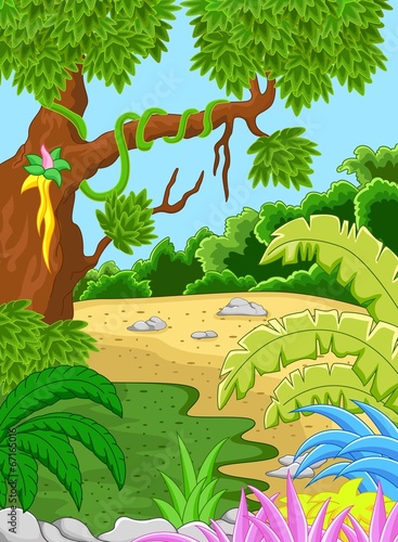 Natural forest background