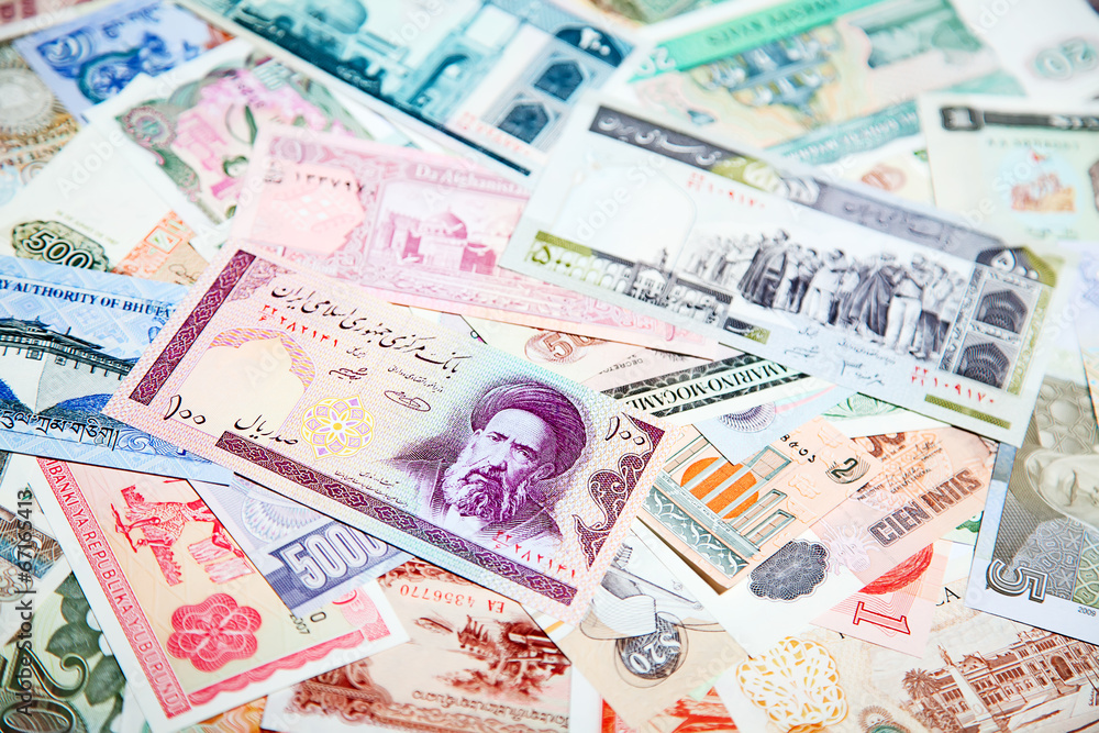 Obraz premium Foreign notes