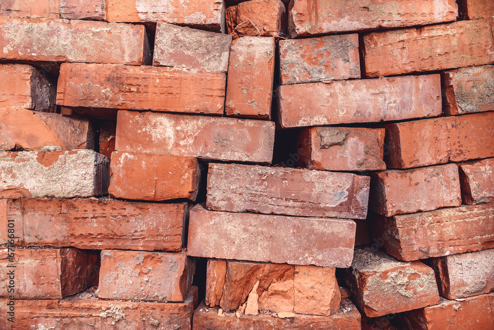 Obraz premium bricks, warehouse, construction site