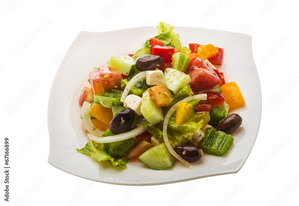 Delicous greek salad