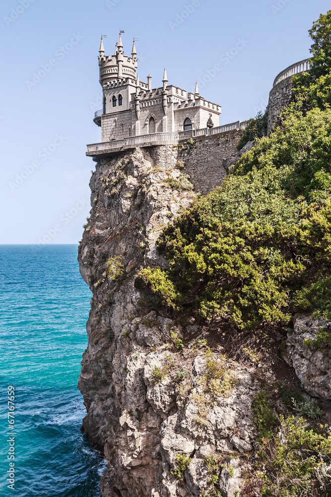 View of the Swallow's Nest in Crimea