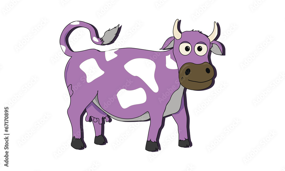 Fototapeta premium purple_cow1