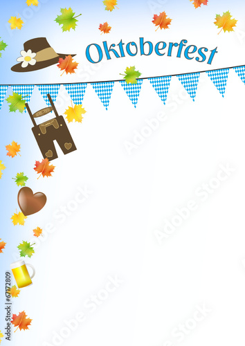 Oktoberfest Karte