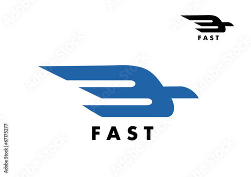 Fast delivery or ail mail icon