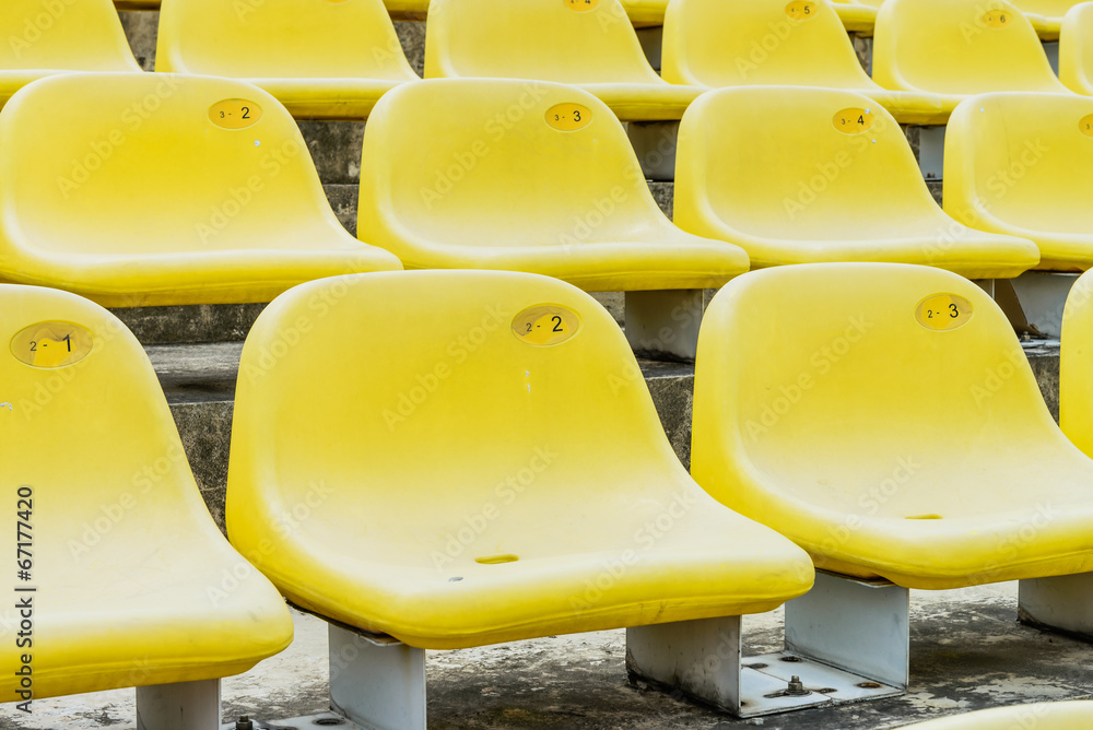 Naklejka premium stadium seats