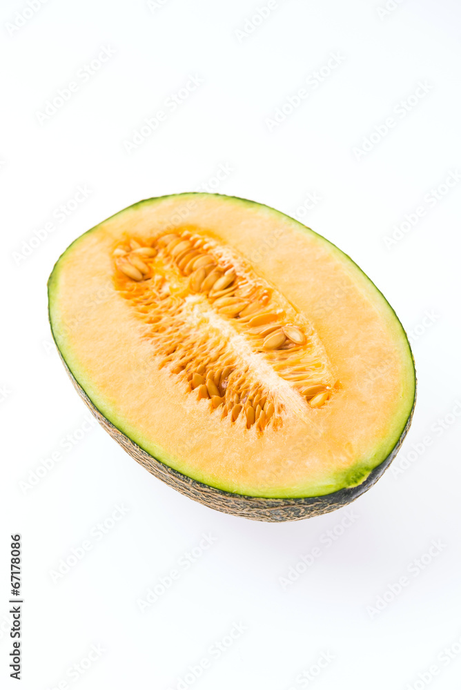 Melon isolated on white Melon isolated on white