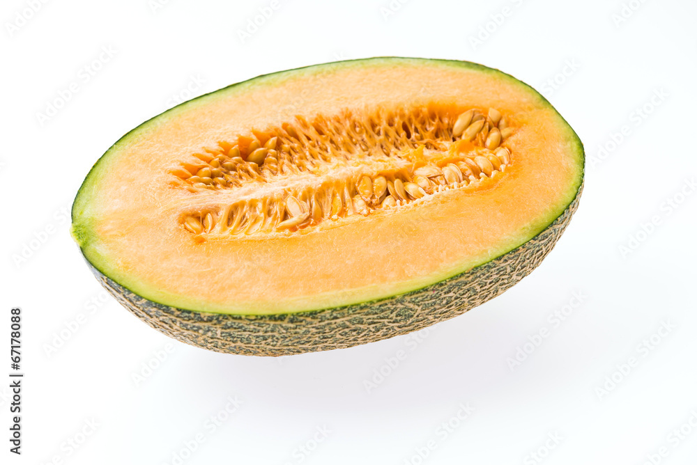 Melon isolated on white Melon isolated on white