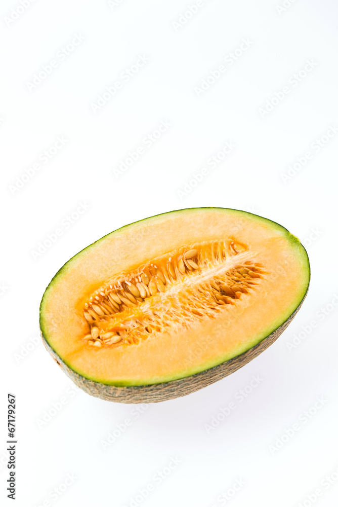 Melon isolated on white Melon isolated on white