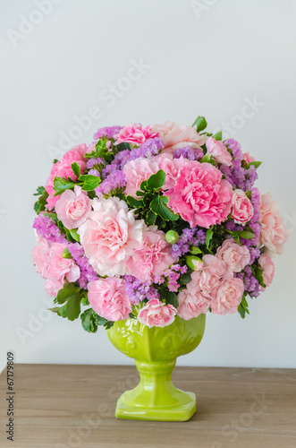 Bouquet in vase © siraphol