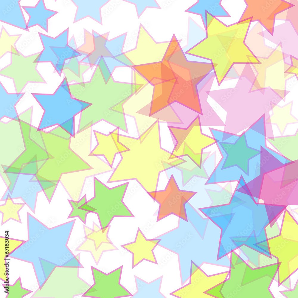 Background with colorful stars Background with colorful stars