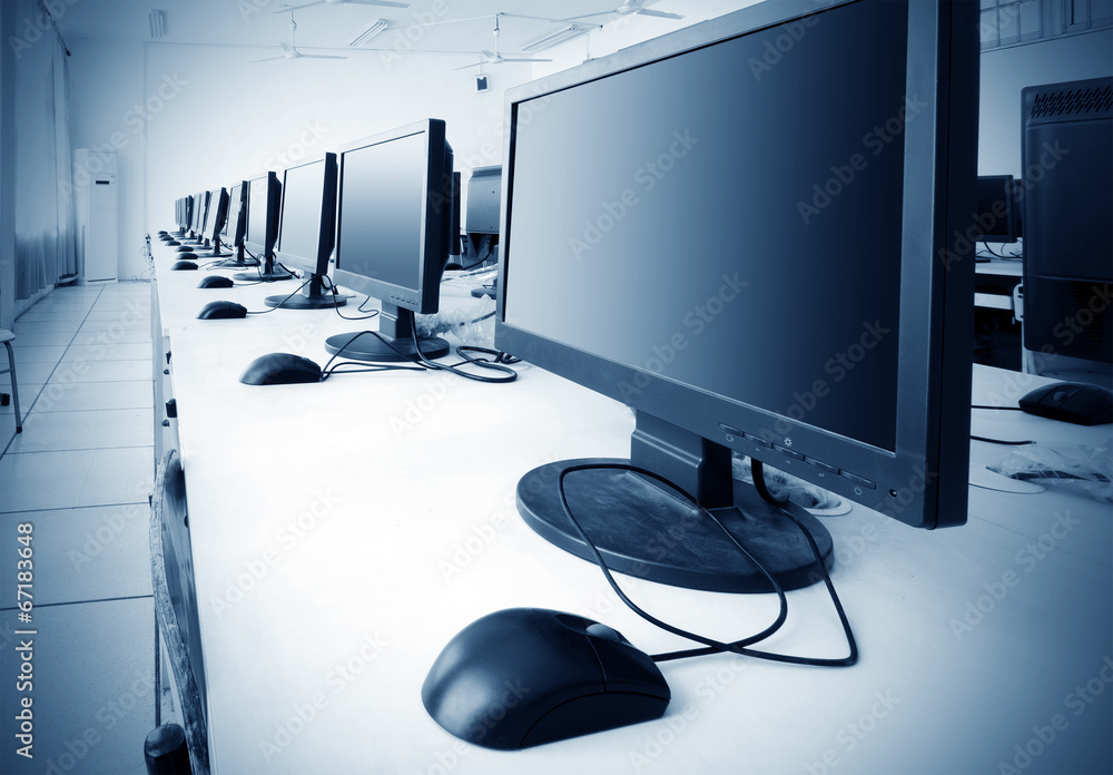 Naklejka premium Computer Lab