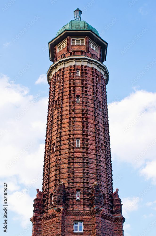 Obraz premium Water tower in Jungfernheide park in Berlin, Germany